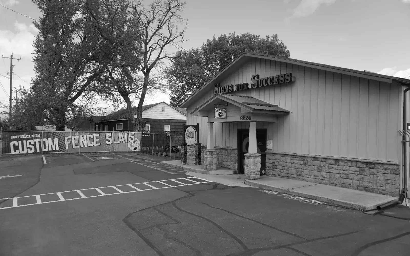 Close Up Of Fence Slats